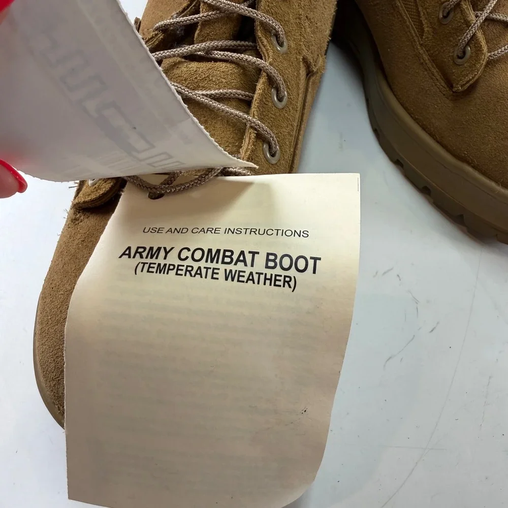 Altama Army Combat Boots Temperate Weather‎ Brown Size 10.5 New With Tags